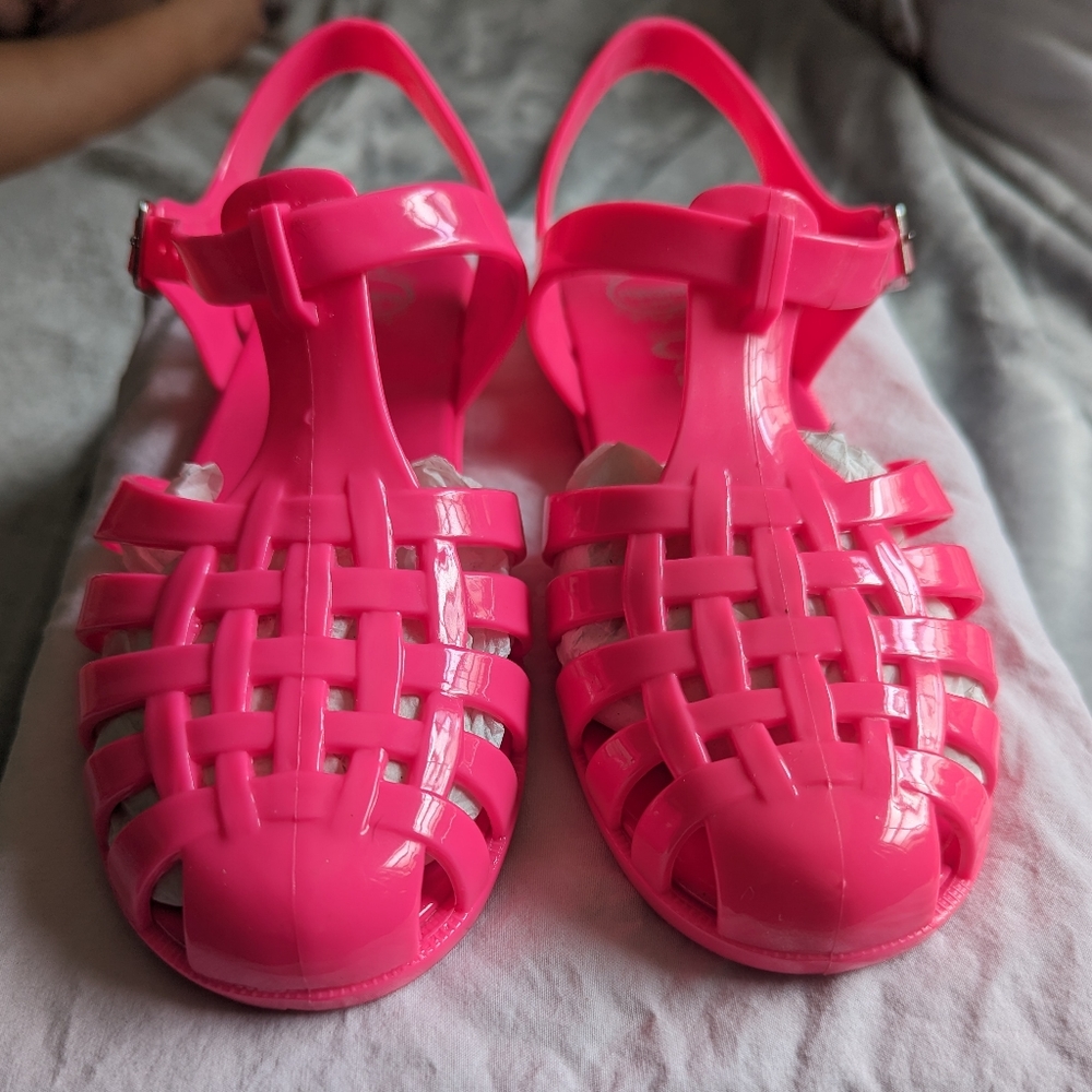 Jeffery Campbell Pink Jelly Sandal